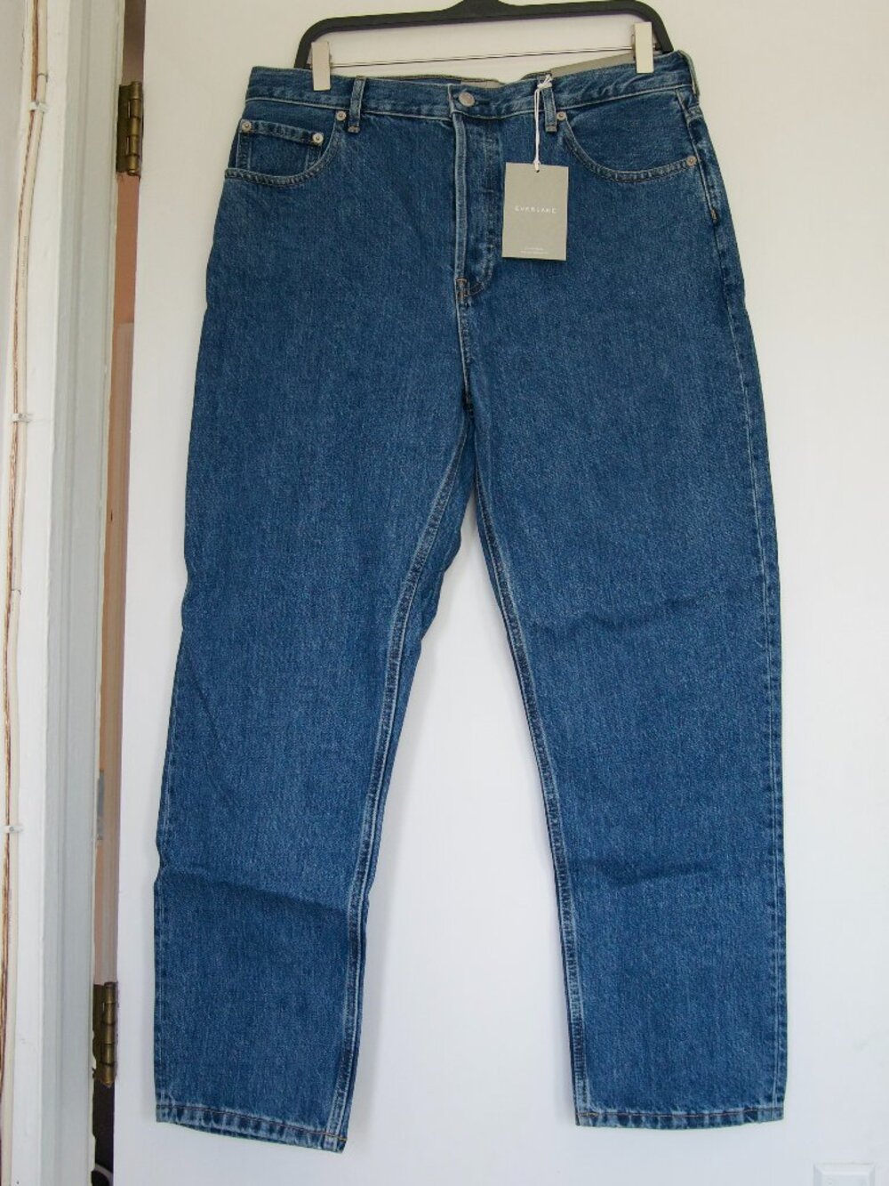 Everlane NEW WITH TAGS High-Rise Cheeky Straight Jean 32 Regular